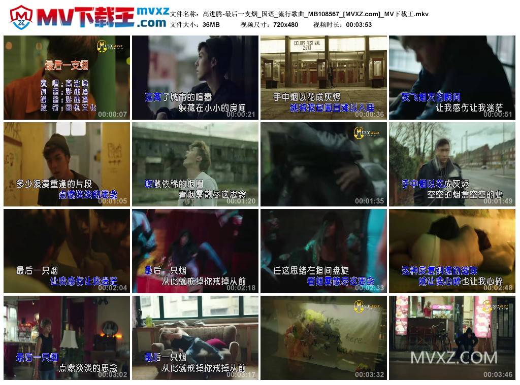 高进腾-最后一支烟_国语_流行歌曲_MB108567